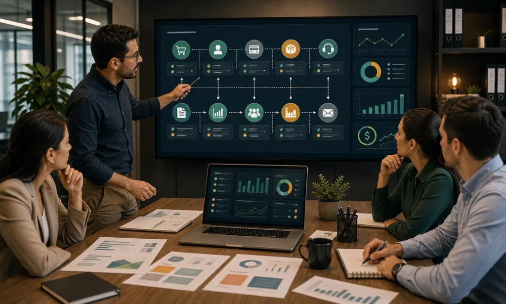 Automatizacion de procesos empresariales con workflows conectados