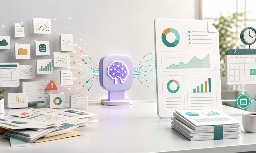 Automatizacion de reportes con IA desde datos sueltos a resumen semanal