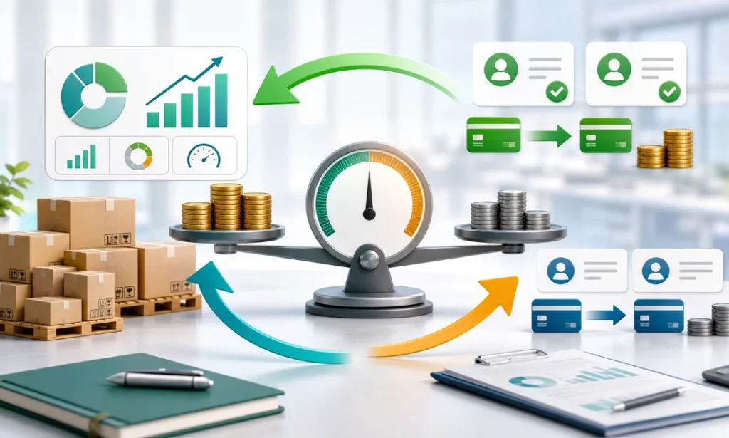 Capital de trabajo con flujo de efectivo inventario cuentas por cobrar y cuentas por pagar