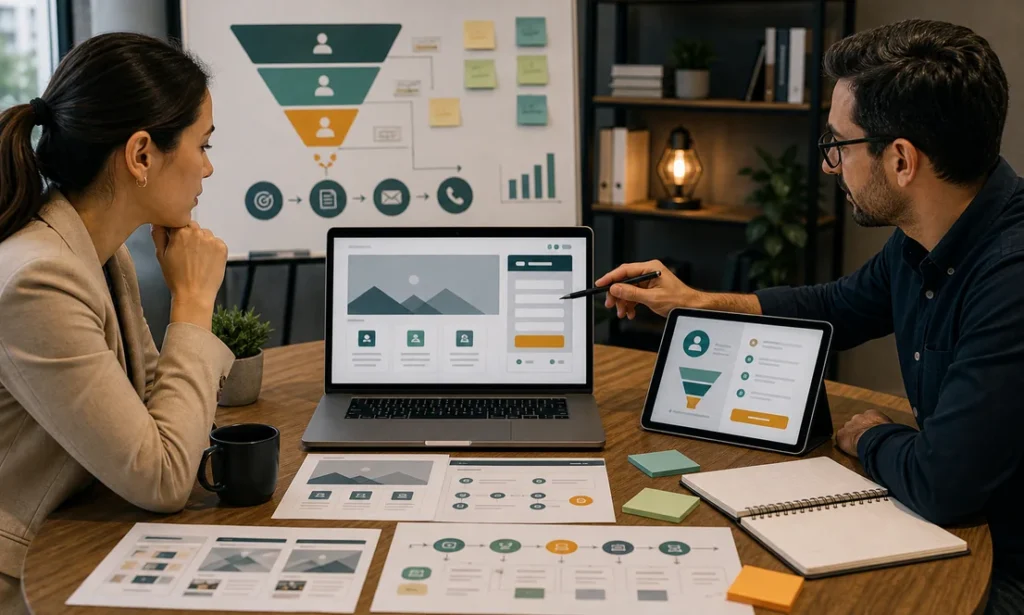 Diseno de pagina web enfocado en generar clientes y conversiones