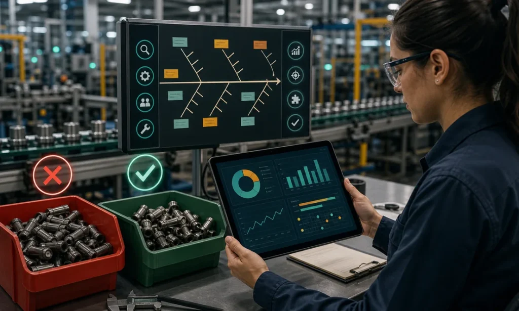 Reduccion de scrap en manufactura usando datos de calidad en planta