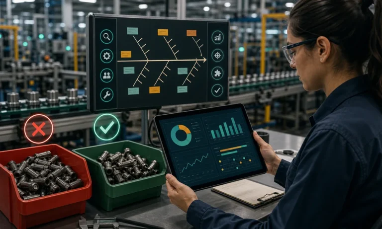 Cómo reducir el scrap en manufactura: datos antes que regaños