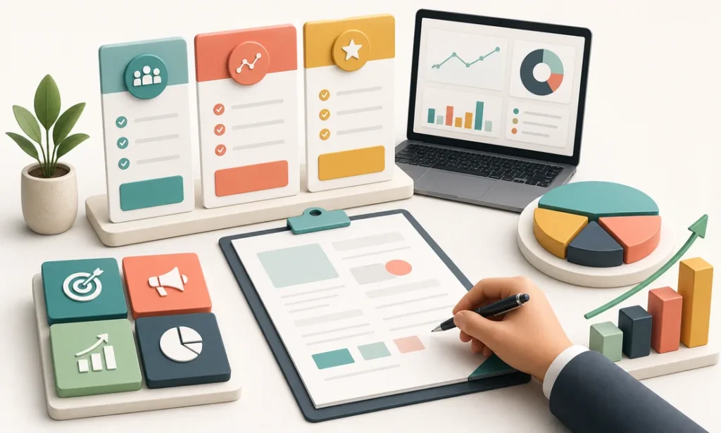Propuesta y paquetes de servicios de una agencia de marketing