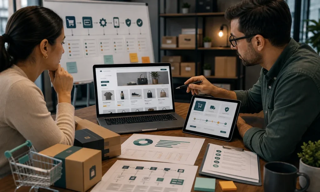 Costo de tienda en linea con catalogo ecommerce pagos y envios