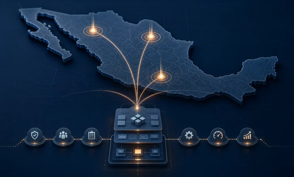 Centros tecnologicos de Ciudad de Mexico, Monterrey y Chihuahua conectados a un proceso de seleccion de software
