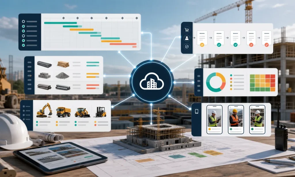 ERP para construcción: qué debe cubrir de verdad