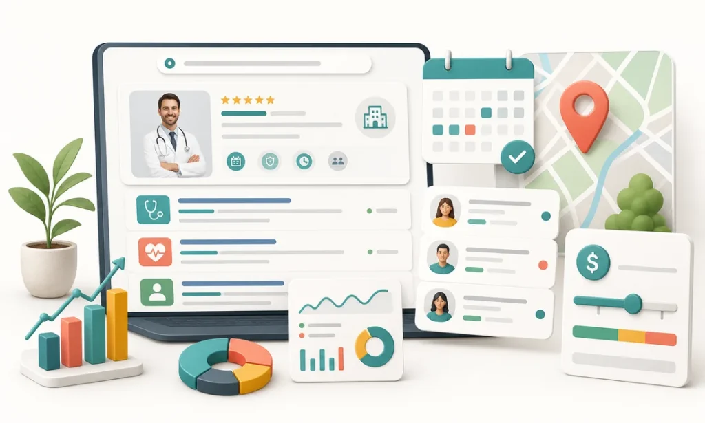 Anuncios de busqueda para atraer pacientes a una clinica