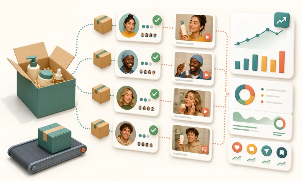 Campana con micro influencers para promocionar un producto