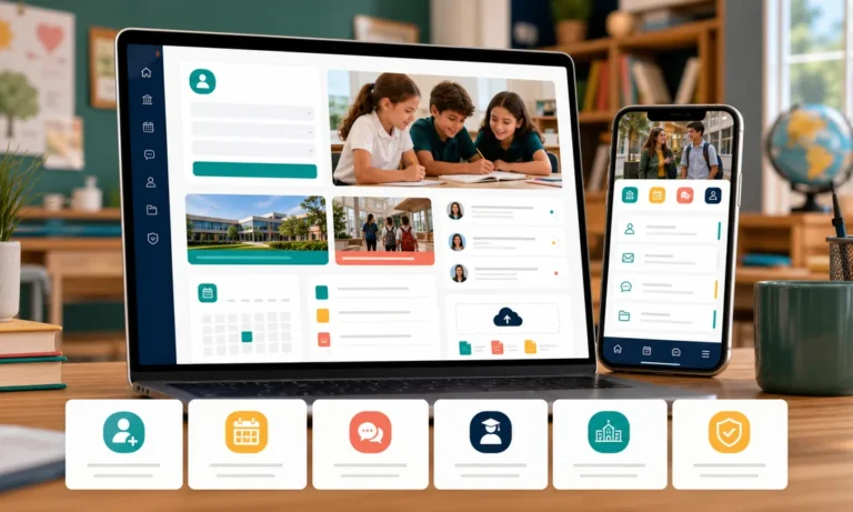 Página web para escuelas y colegios: inscripciones y comunicación con padres
