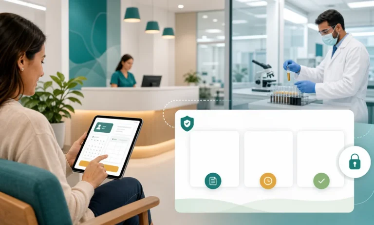 Página web para laboratorios clínicos: resultados en línea y citas