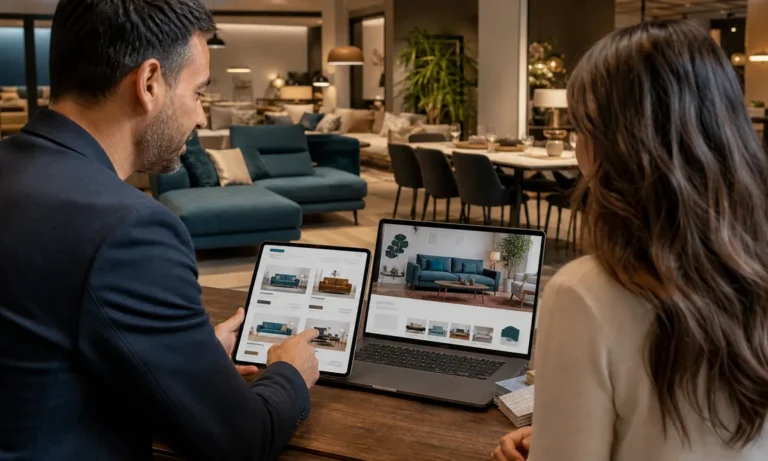 Página web para mueblerías: del showroom físico al digital