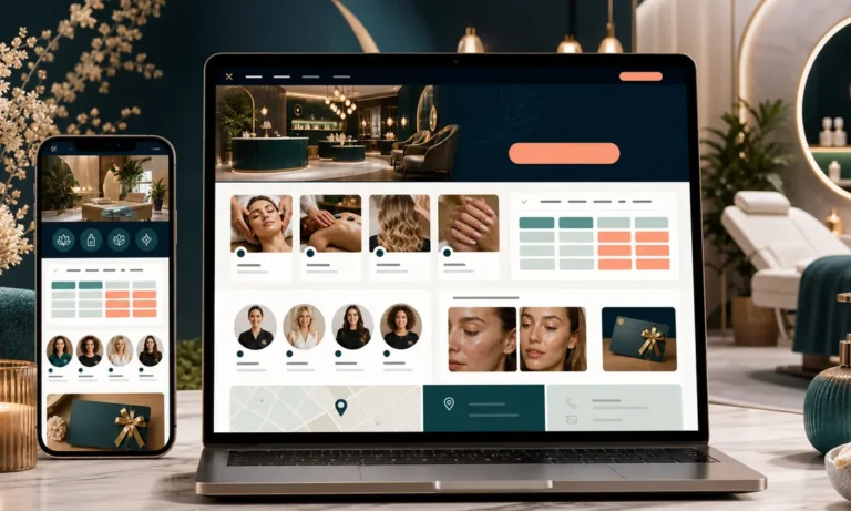 Página web para salones de belleza y spas: agenda llena sin WhatsApp saturado
