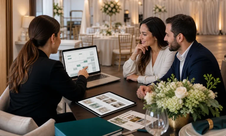 Página web para salones de eventos y banquetes: fechas que se apartan solas