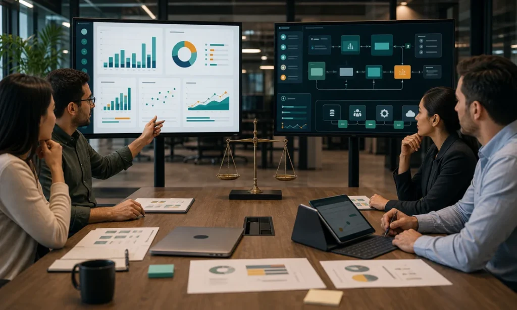 Comparacion entre dashboard estandar y dashboard empresarial a la medida