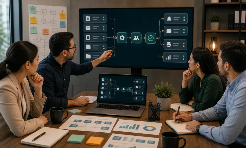 Automatizacion de procesos empresariales con flujos conectados