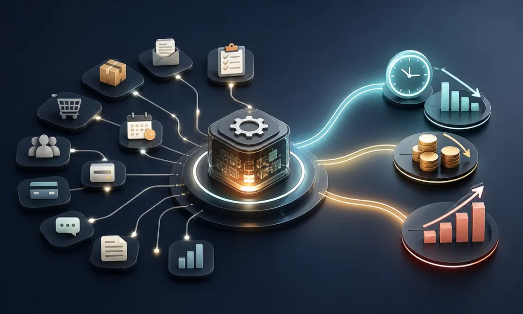Small business automation ideas feeding time savings, lower operating costs, and measurable growth