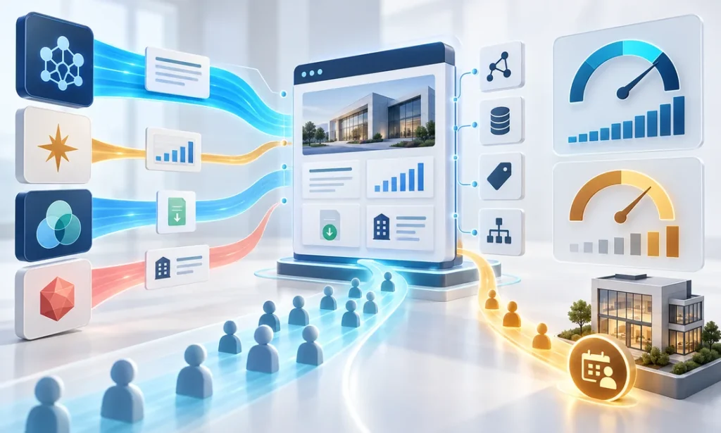 SEO para IA con contenido estructurado, tráfico referido y un prospecto convertido en reunión de negocio